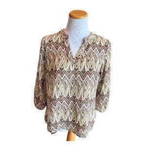 Womens Charming Charlie Flowy Top - Sz S j